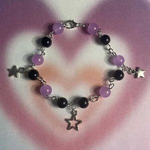 Star Charm Beaded Bracelet