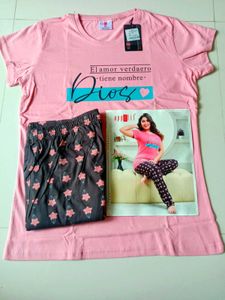 Cute Pink Night Suit