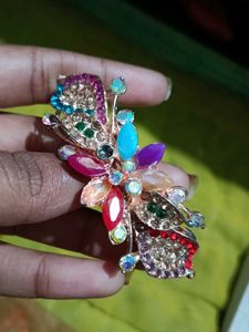 Multi Coloured Plucker Clip