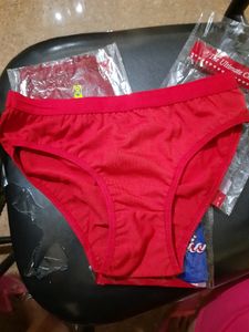 3 New Panties / Bikini Blue, Brown, Red
