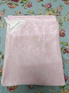 MotherCare Baby Blanket Reversible Pink White