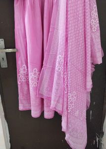 New Unused PureCotton Anarkali Suit