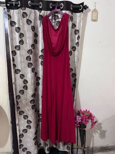 Backless Red Dress
