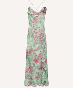 ZARA Floral Print Camisole Dress