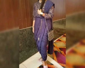Globaldesi Dhoti Ready To Wear Saree.