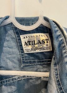 At Last Denim Button-Down Shirt