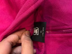 Pink Fleece Zip-Up Jacket