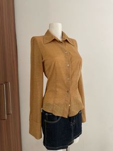 Vintage Style Fitted Shirt