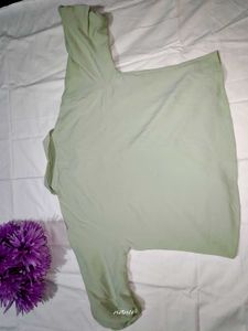 Green Button-Up Top