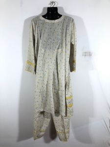 Pastel Green Printed Kurta Set (Women’s)