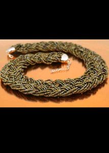 Braided Seed Bead Necklace
