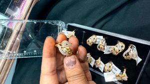 gold artificial ring