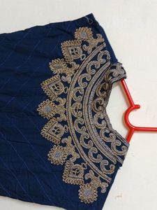 Blue Colour Gown