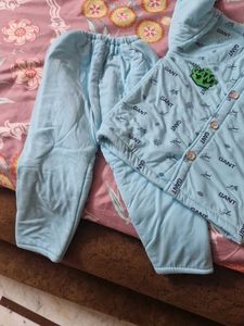 Baby Blue Winter Outfit(18-36months)