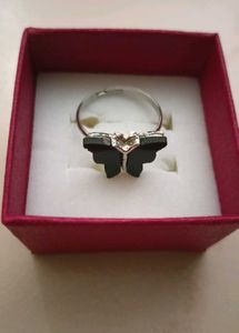 Black butterfly Ring