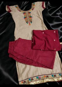 Kurta Plazzo Dupatta Set (3 Pc )