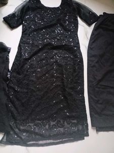 ⚫Chickenkari Elegant Black Kurta Set