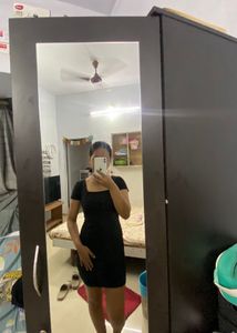 Black Veronica Dress (bodycon Fit)