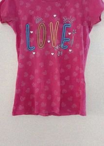 Pink 'Love Every Day' Graphic Tee
