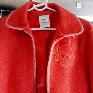 Coral Wool Blend Jacket