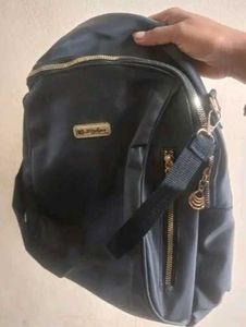 Black Nylon Backpack