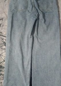 Light Wash Wide Leg Jeans