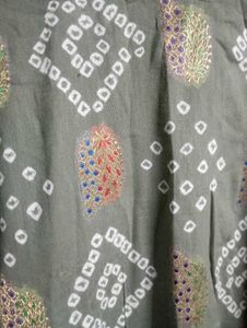 Bandhani Print Cotton Kurti