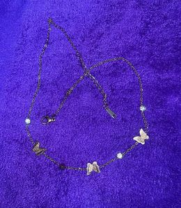 Butterfly Charm rose gold Necklace
