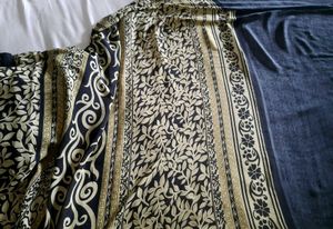 Printed Georgette Saree Full Length