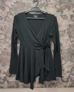 Asymmetric Wrap Style Top/Dress