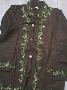 1 new blazer sweater n green sh