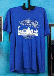 Oversized T shirt Blue Coloured
