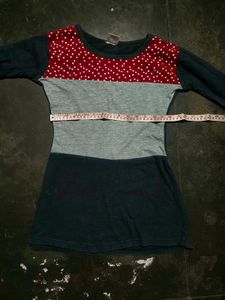 Color Block Long Sleeve Top