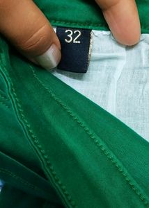 Dark Green Colour Jeans Totally Unused As It Doesn