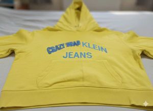 Crazy Head Klein Jeans Yellow Hoodie