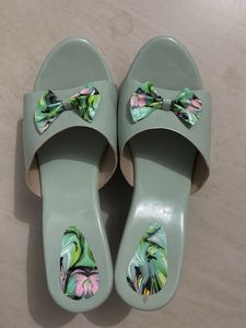 Floral Wedge Heels