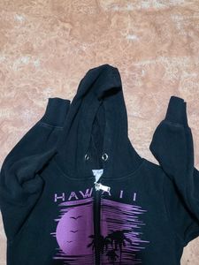 Winter Hood Zipper Jacket For Girl