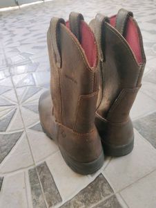 Wolverine Brown Leather Boots- US Imported