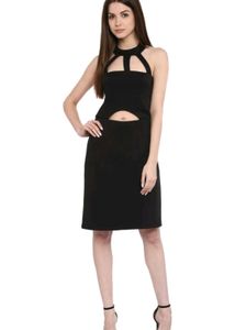 Chic Black Cutout Bodycon Dress
