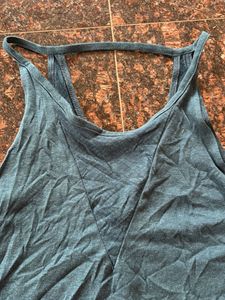 Blue Workout Tank Top