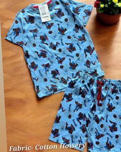 Boys Cotton Hoisery Short Set