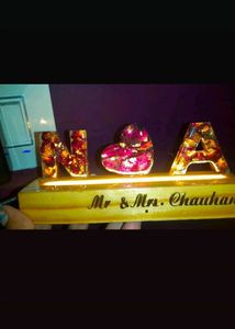 Couple Name Stand Customized