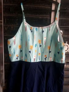 Floral Print Cami Dress With Adjustable Straps