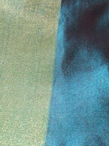 Elegant Teal &amp; Gold Saree