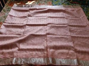 Baby Pink kanchipuram silk Saree