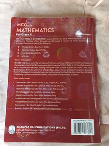 MCQ In Mathematics Class 10. RD Sharma