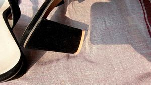 Black Heeled Sandals