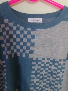 Patterned Knit Sweater