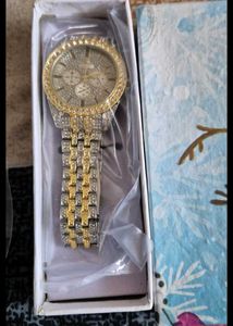 Gold &amp; Silver Tone Statement Watch