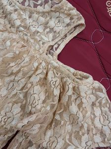 Lace Detail Crop Top